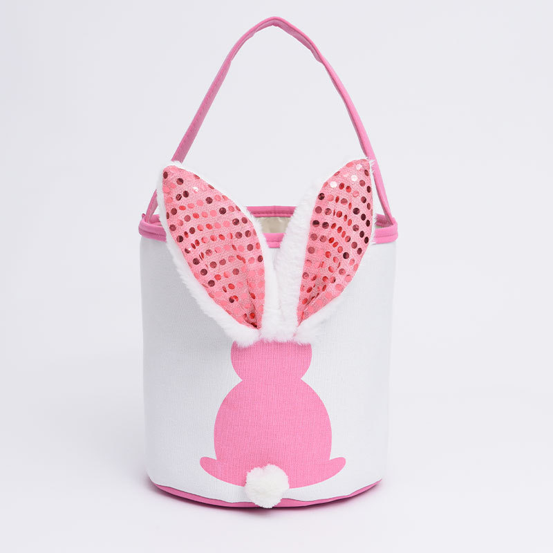 Easter Bunny Tote Bags With LED Lights