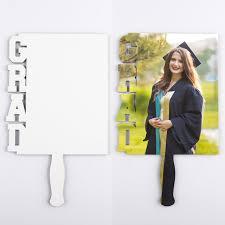 Hand Fan Photo Frame Blank Sublimation Graduation Picture Frame DIY Photo Frame for Graduation Party Decor (GRAD)