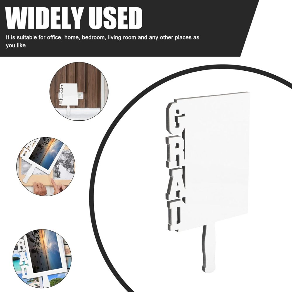 Hand Fan Photo Frame Blank Sublimation Graduation Picture Frame DIY Photo Frame for Graduation Party Decor (GRAD)