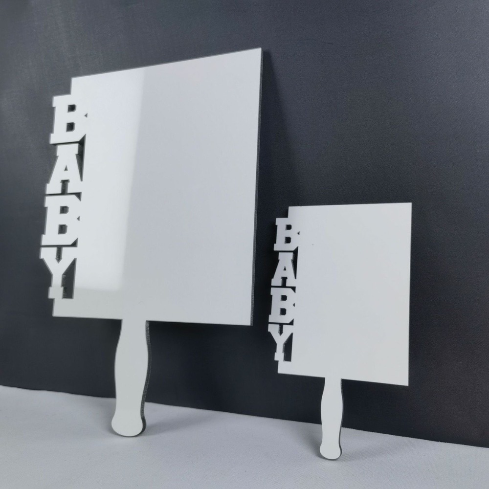 Hand Fan Photo Frame Blank Sublimation Graduation Picture Frame DIY Photo Frame for Graduation Party Decor (GRAD)