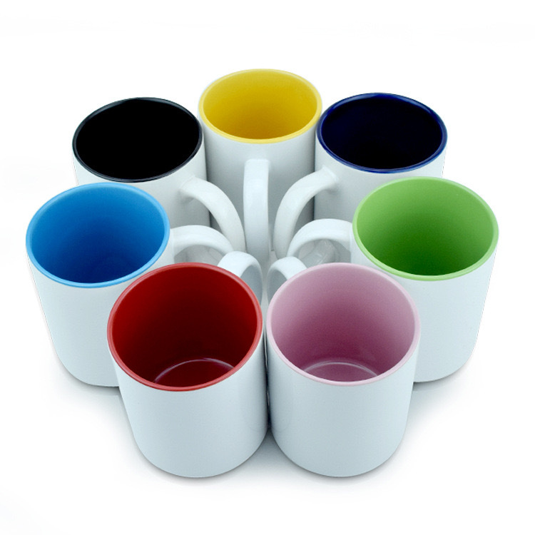 11oz Colored Inside Sublimation Ceramic Mugs