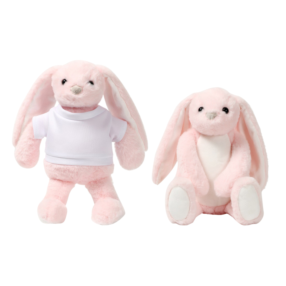 Easter Colored Bunny With Sublimation Shirts 5.9*11.9''