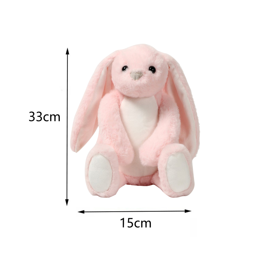 Easter Colored Bunny With Sublimation Shirts 5.9*11.9''
