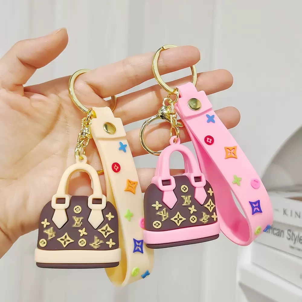 LV Bags Colored Keychains