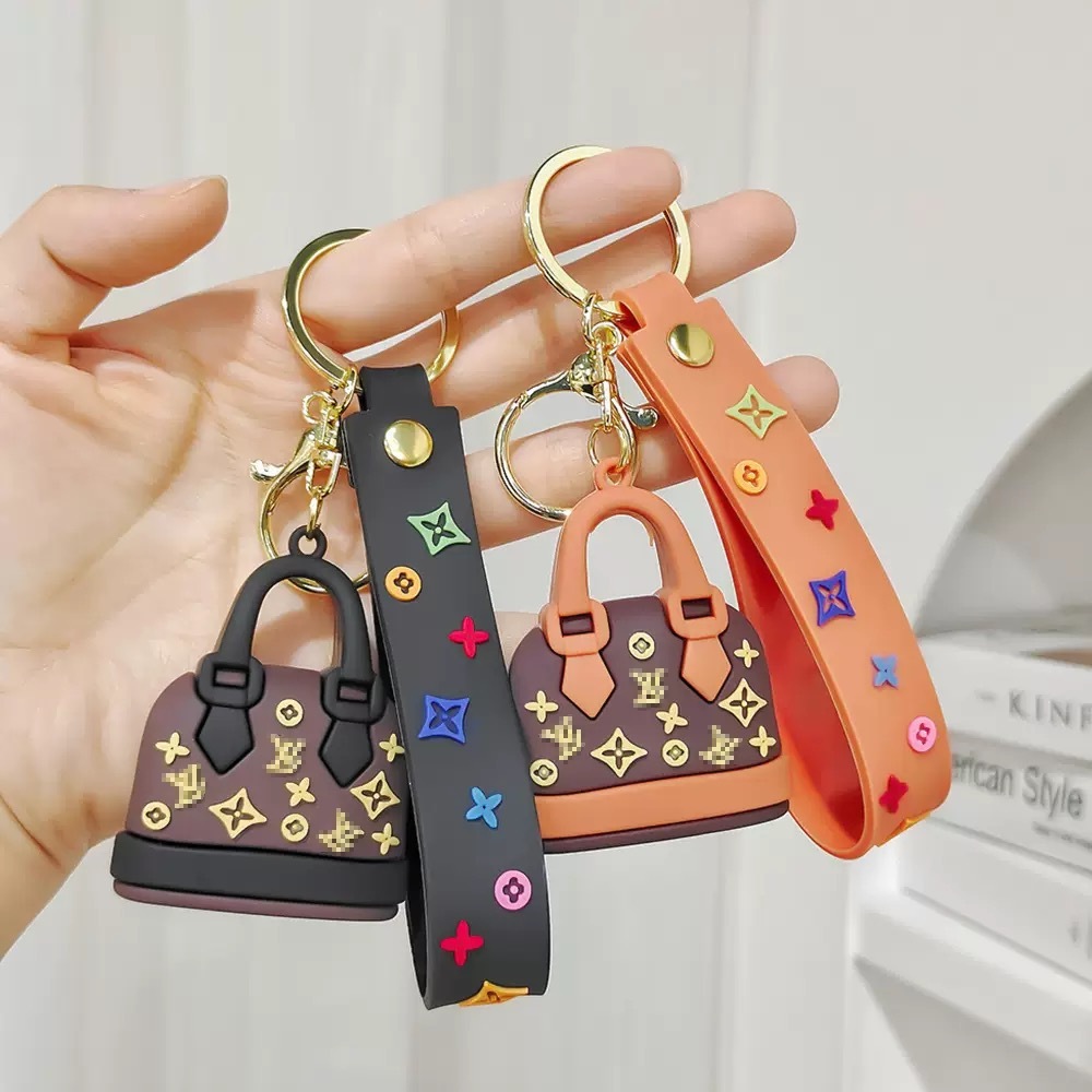 LV Bags Colored Keychains