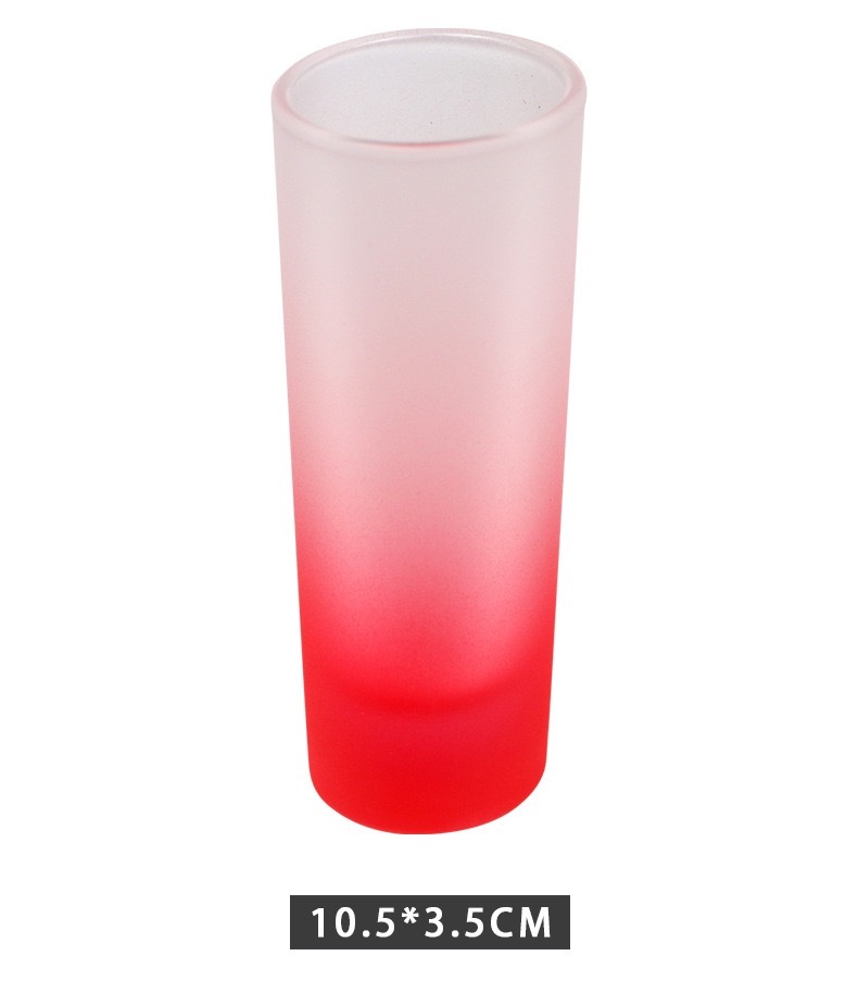 3oz sublimation colored shot glass cups