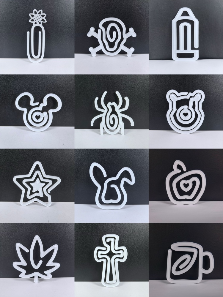 Sublimation Jumbo Acrylic Paper Clips For Sublimation