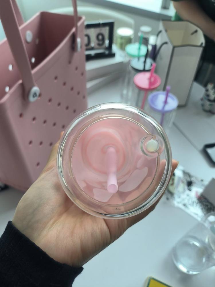 16oz Snow Globe Glass Can