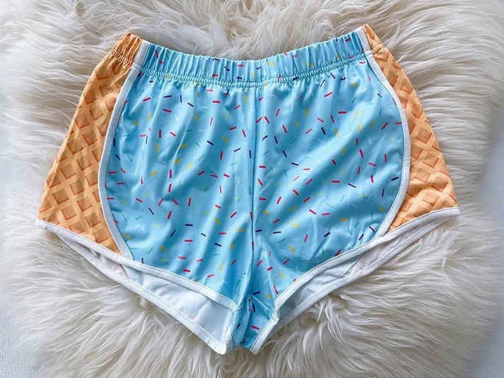 Women and Girl's Ice Cream Shorts