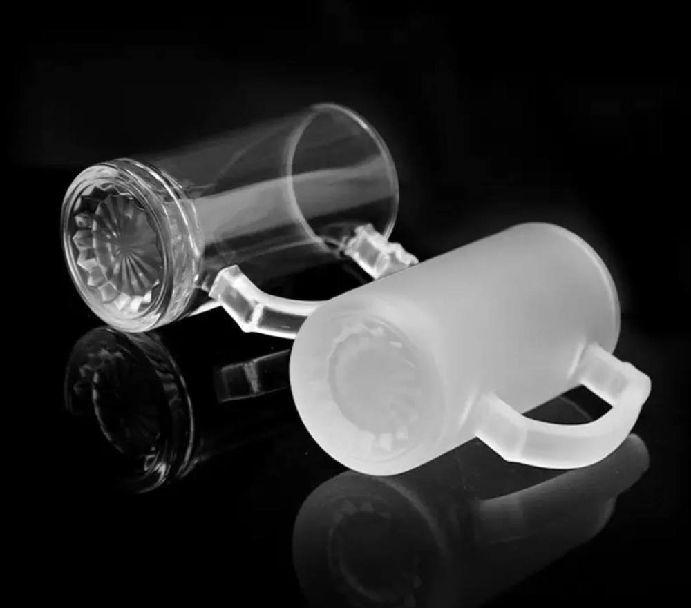 16oz Clear& Frosted Mixed Beer Stein