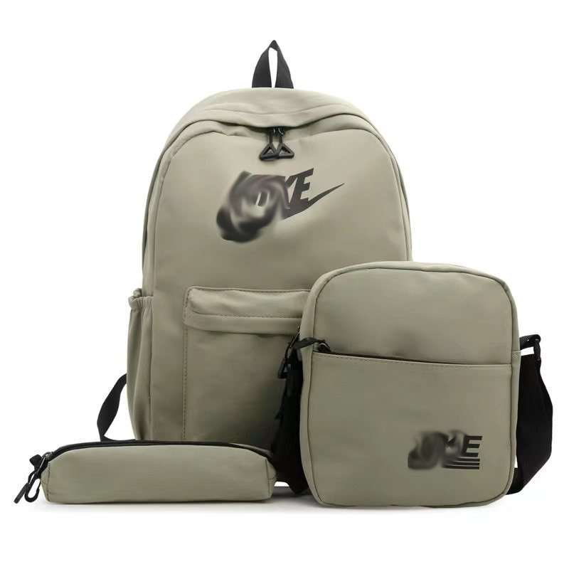 Oxford cloth shoulder bag + backpack + pencil case set