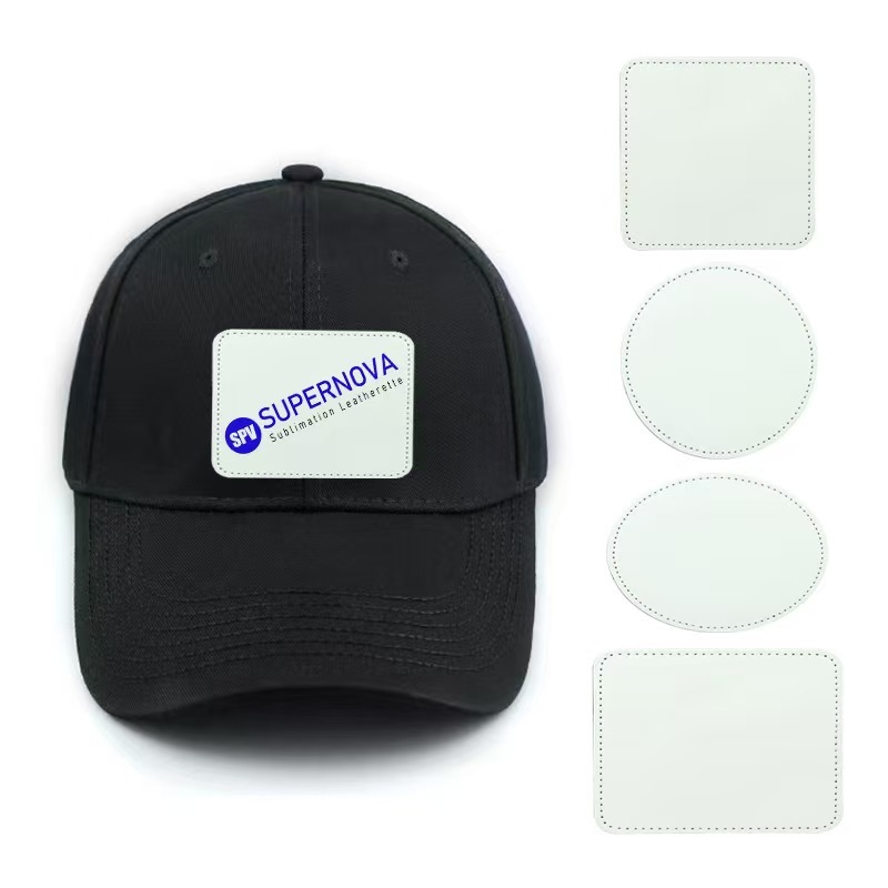 Sublimation Leather Patches With Colors