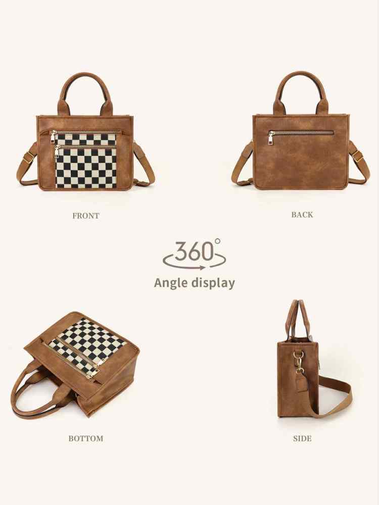 Black and white checkered pattern