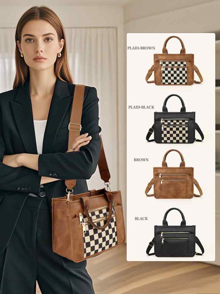 Black and white checkered pattern