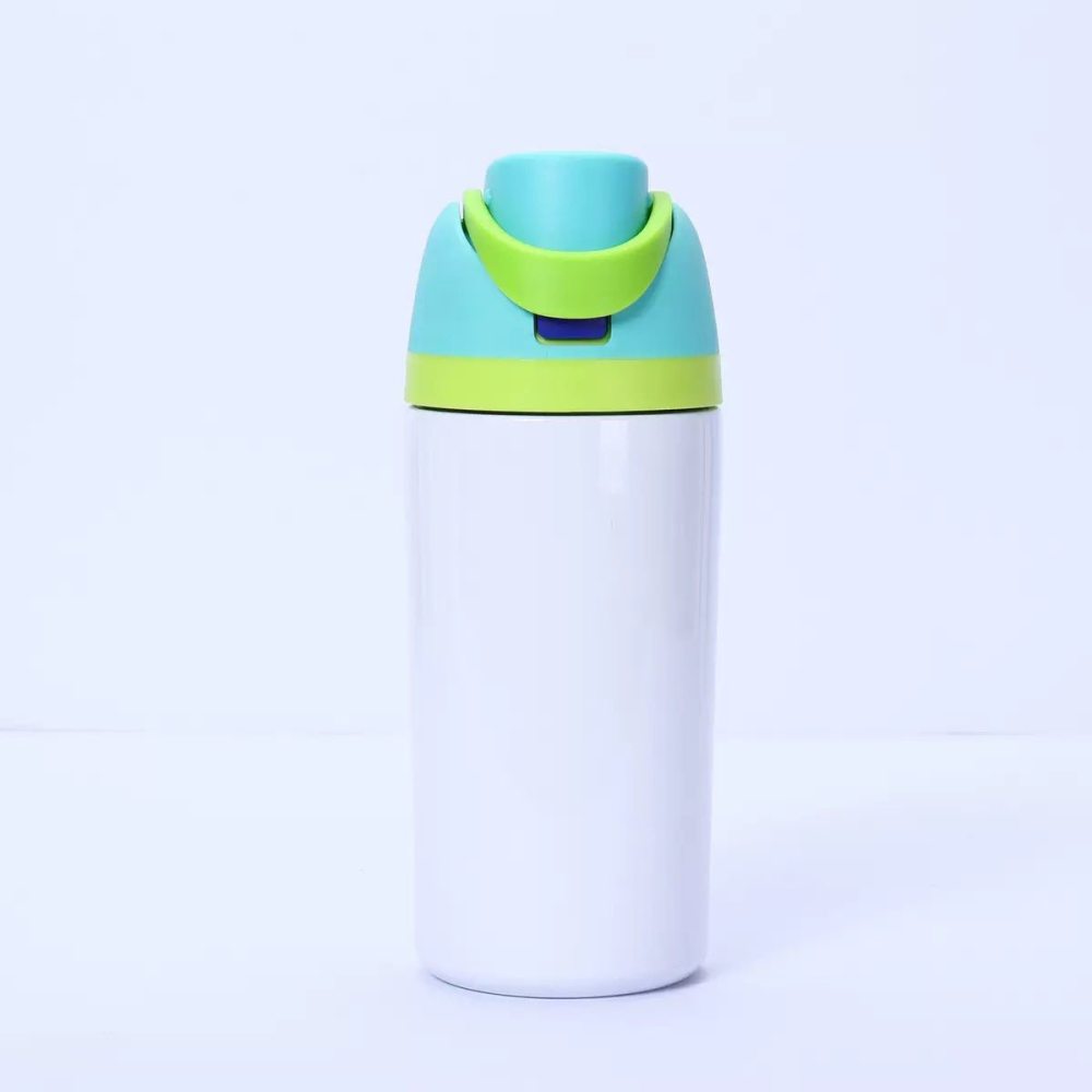 14OZ Sublimation Kids Bottles With Colored Lids