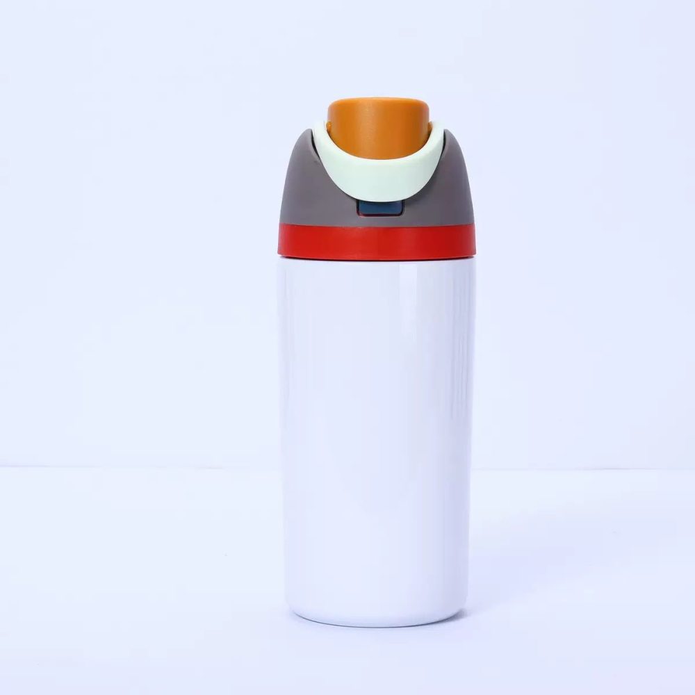 14OZ Sublimation Kids Bottles With Colored Lids