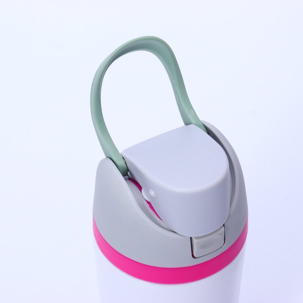 14OZ Sublimation Kids Bottles With Colored Lids