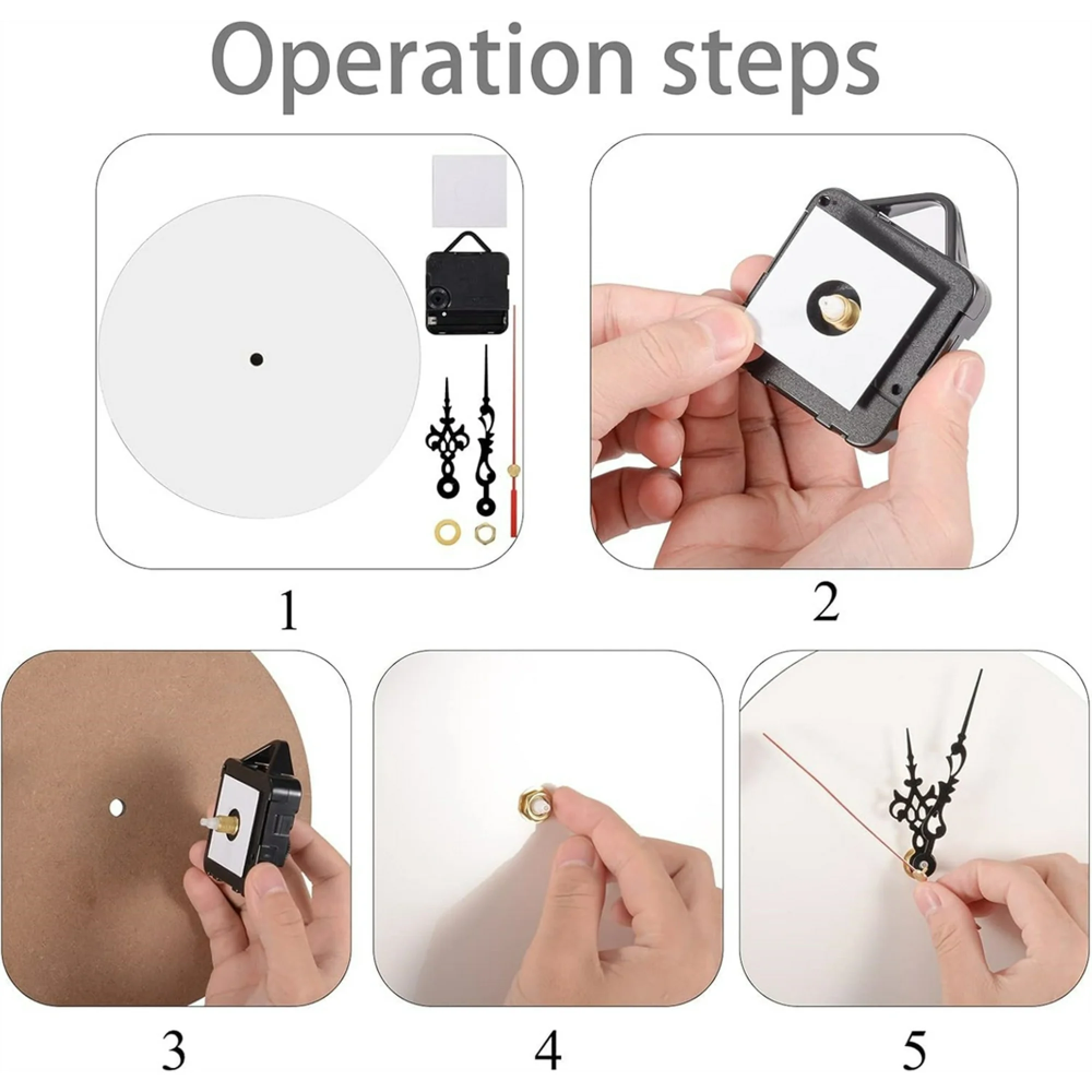 6.6 inches 12inches Sublimation Clock