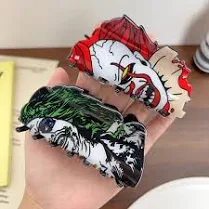 Women's Halloween Exaggerated Pumpkin Skull Acetic Acid Sheets Hair Claws