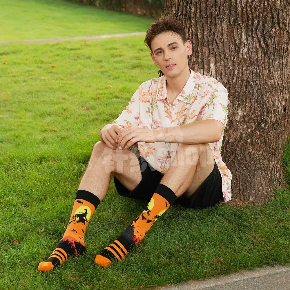 Halloween Socks for Women and Men Novelty Crew Socks