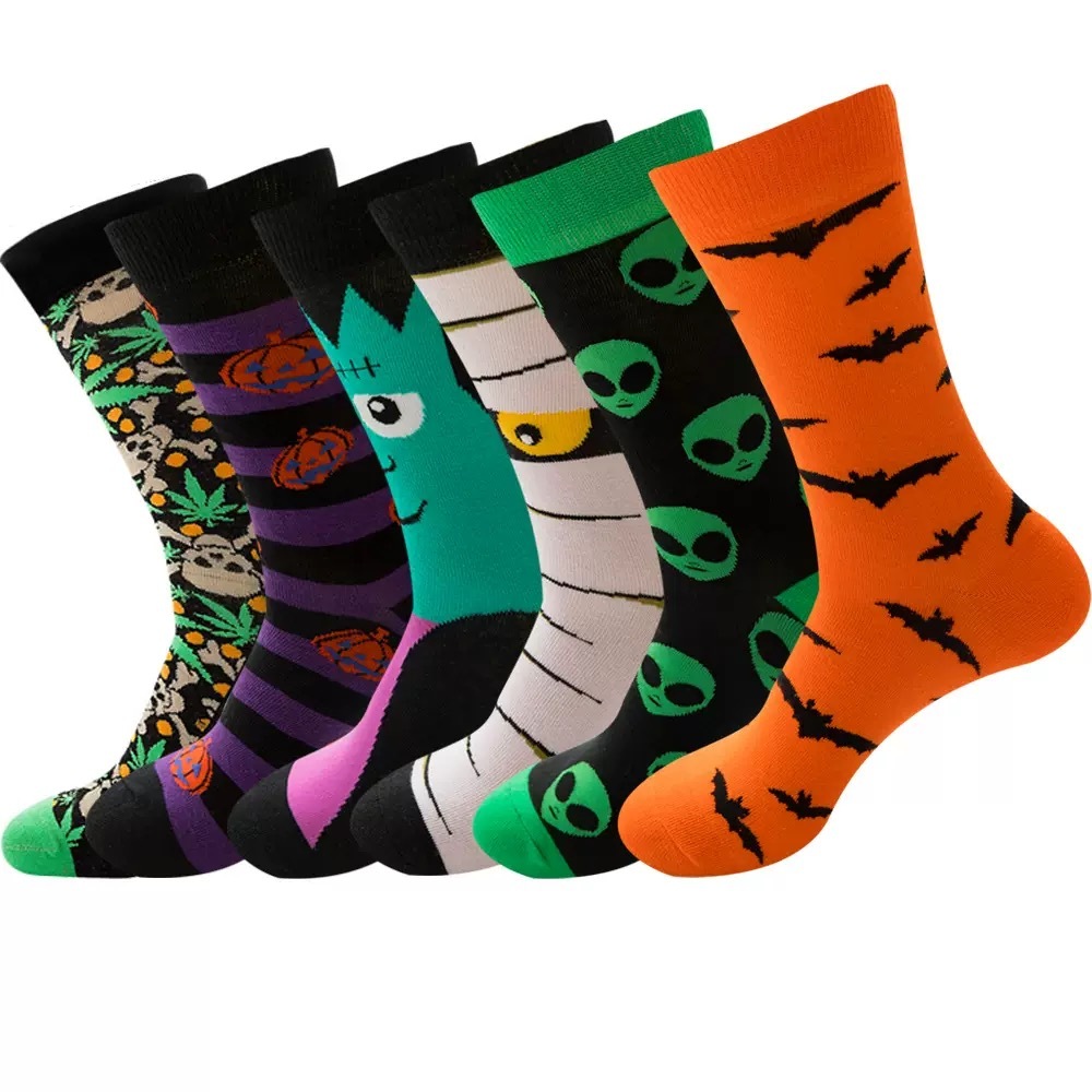 Halloween Socks for Women and Men Novelty Crew Socks