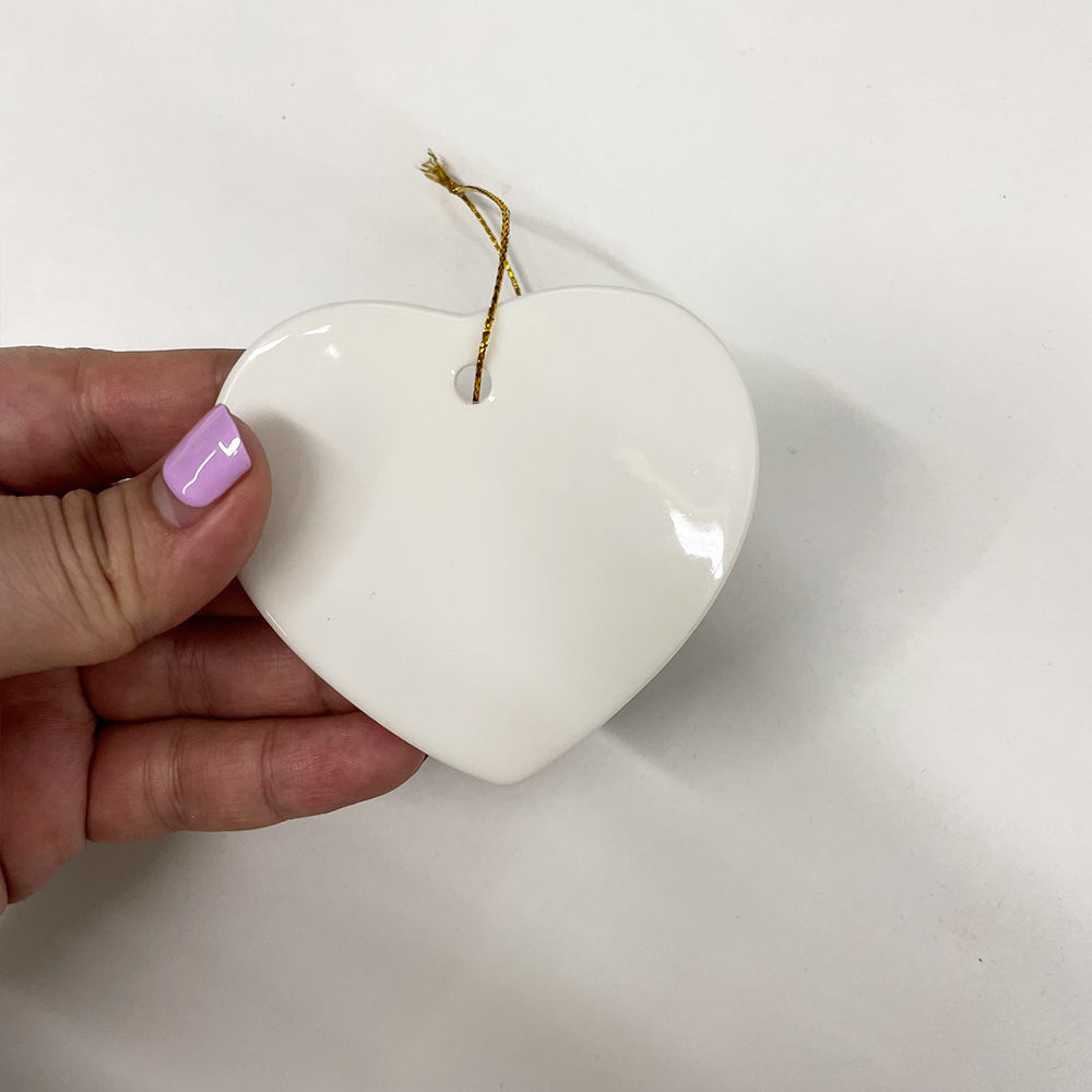 Christmas Ceramic Sublimation Ornaments