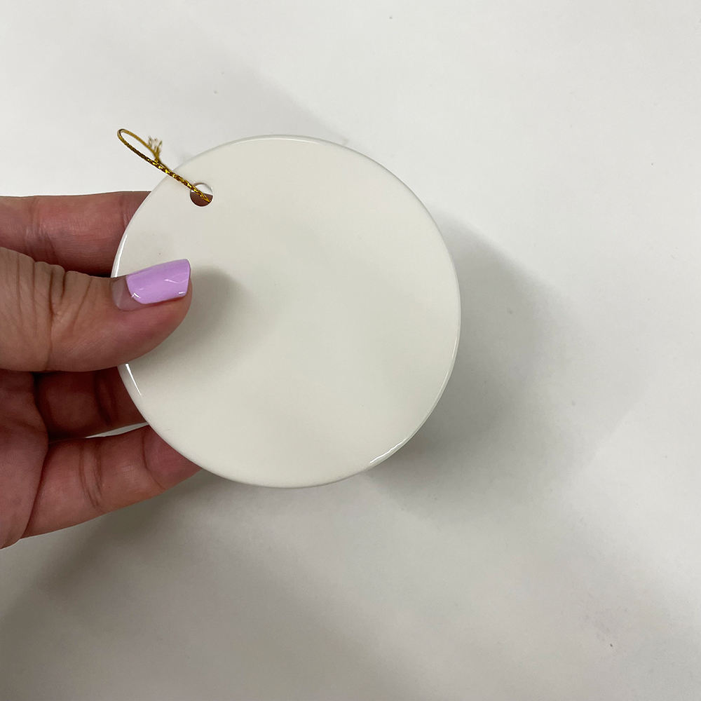 Christmas Ceramic Sublimation Ornaments
