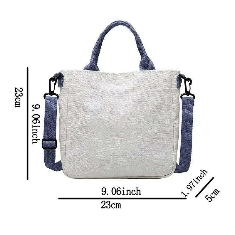 Kids Colored Handle Tote Bags