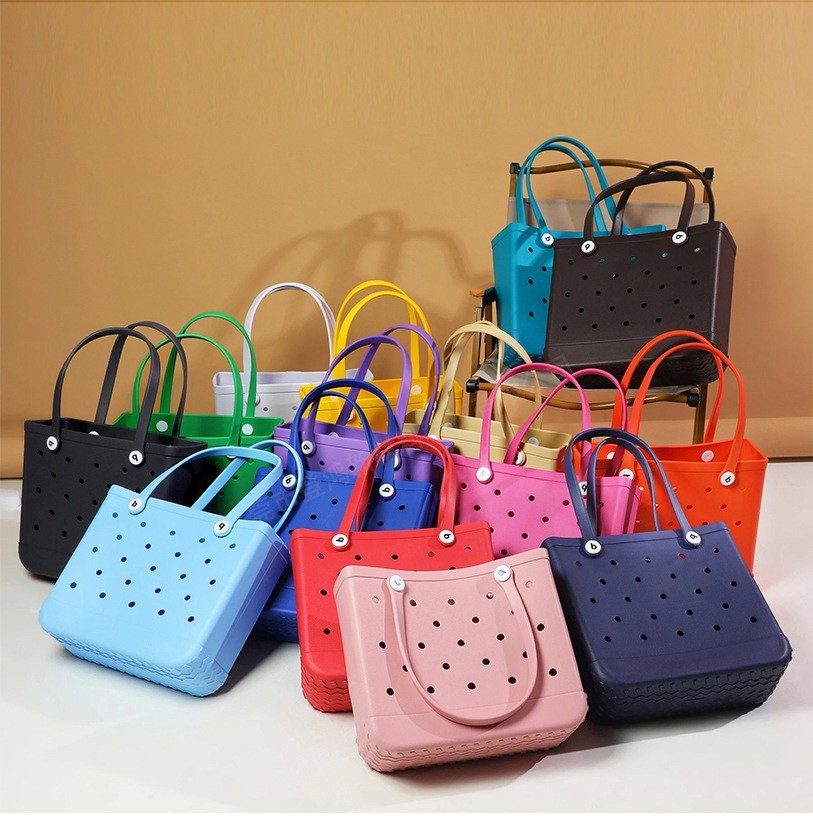 Storage Bag EVA Rugged Creative Waterproof Sandroof Hole Handbag Beach Bag China Warehouse