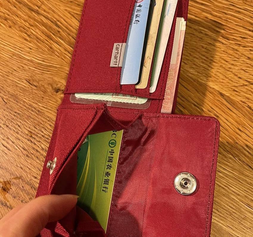 Men's Wallet Cardholder Waterproof Fabric Short Wallet Card Case