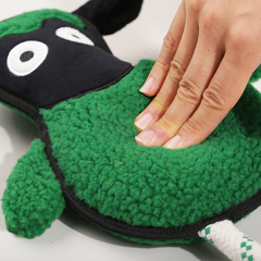 Green Sheep Rope Toy - M