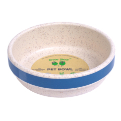 Recycled Plastic Dog Bowl - Blue (M)