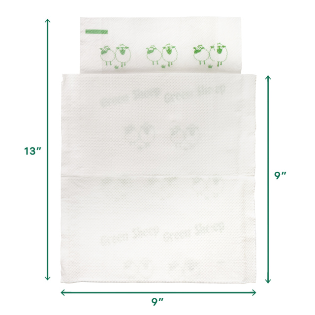 Tissue Lined Poop Bags - 50pk