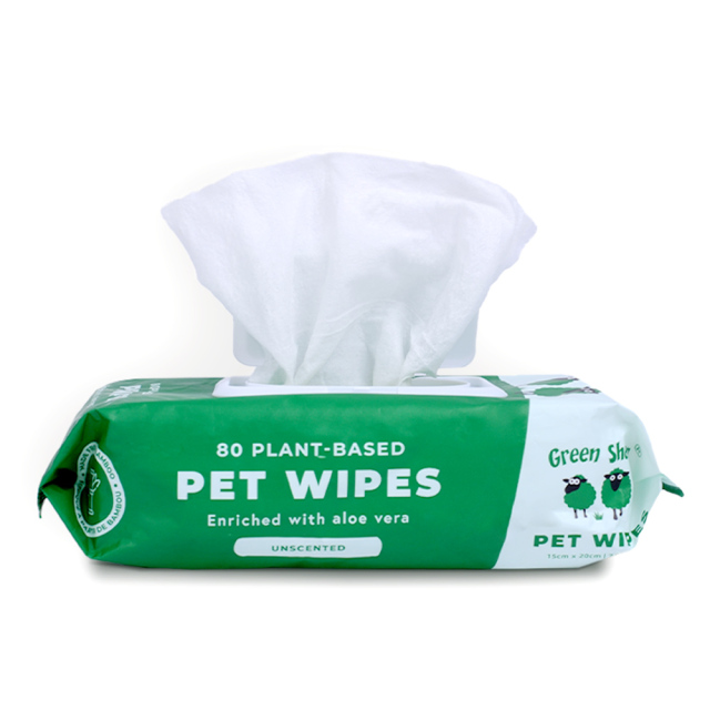 Plant-Based Pet Wipes - 80 Pack