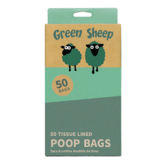 Tissue Lined Poop Bags - 50pk