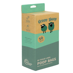 Tissue Lined Poop Bags - 50pk