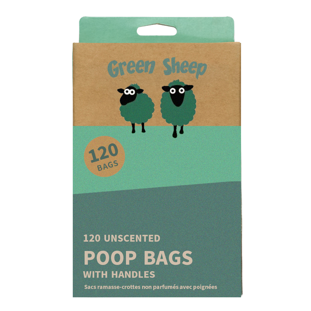 Poop Bags with Handles - 120pk
