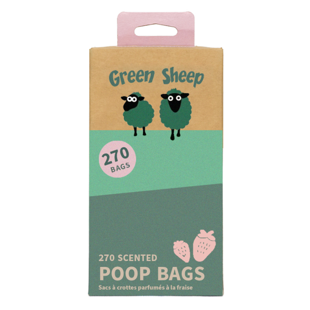 Poop Bag Rolls - 270pk (Strawberry Scented)