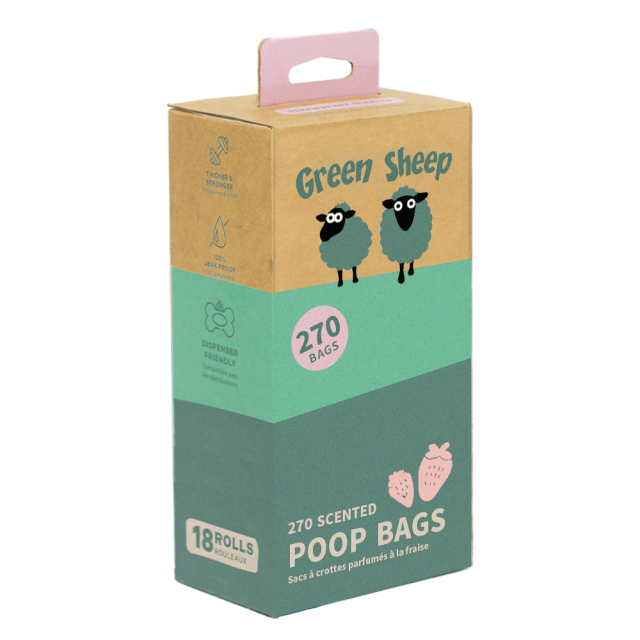 Poop Bag Rolls - 270pk (Strawberry Scented)