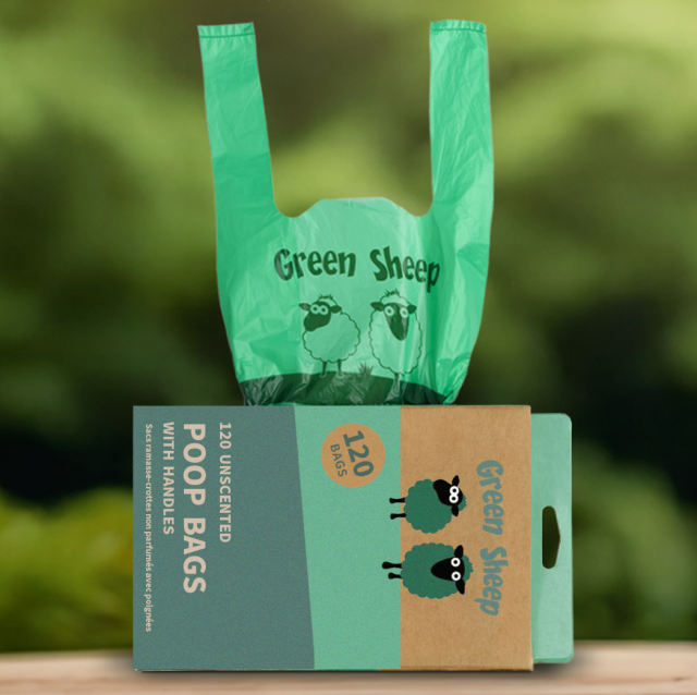 Poop Bags with Handles - 120pk