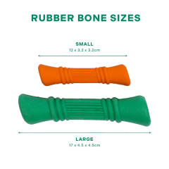 Natural Rubber Bone Orange - S