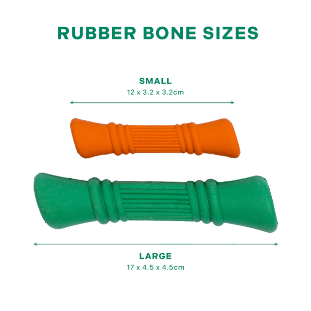 Natural Rubber Bone Orange - S