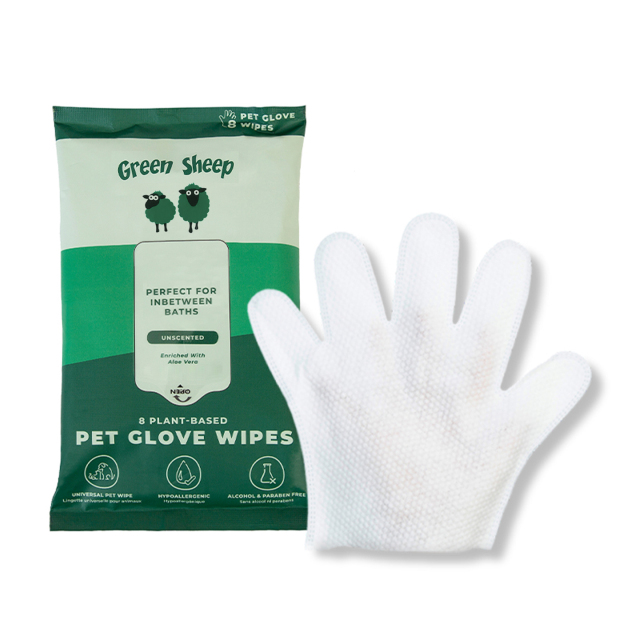 8 Glove Wipes- Unscented