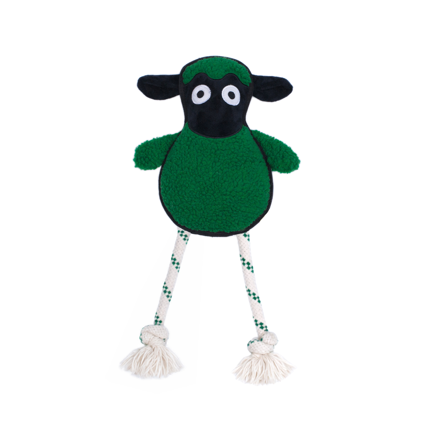Green Sheep Rope Toy - M