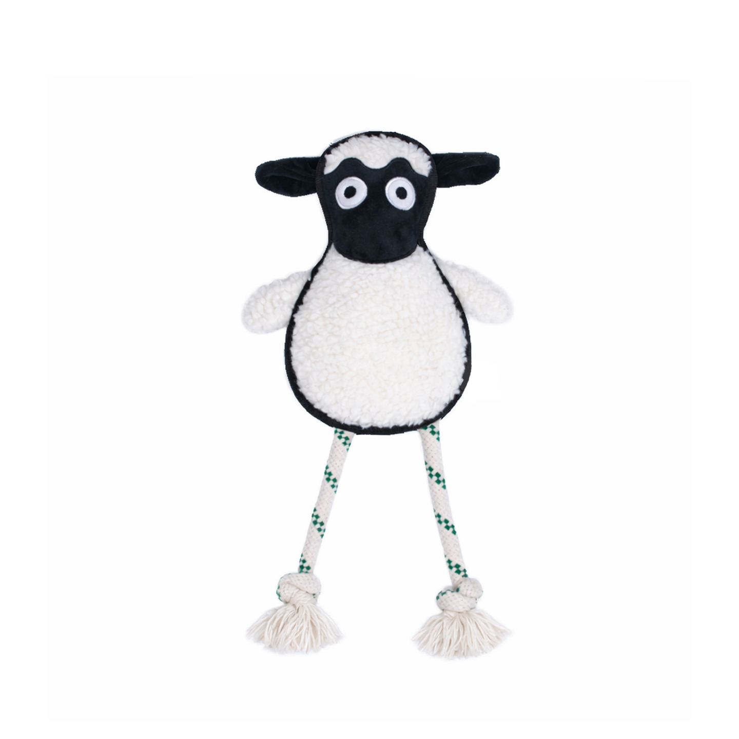 White Sheep Rope Toy - M