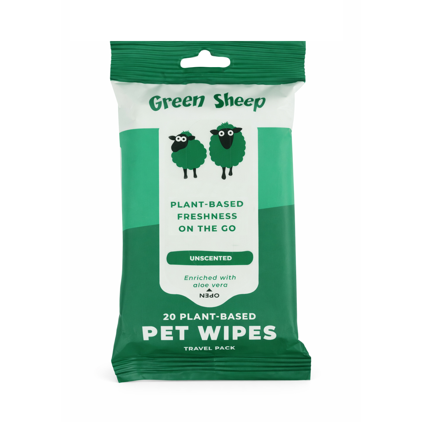 20 Travel Wipes-Unscented