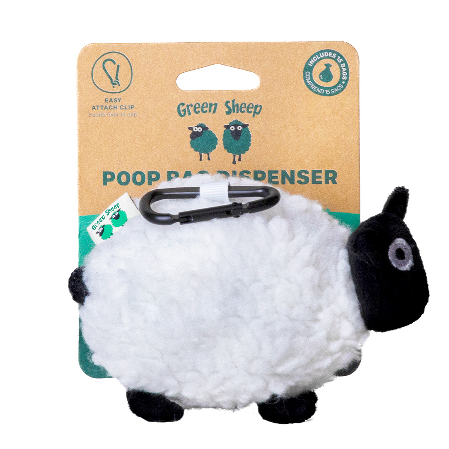 Plush White Sheep Dispenser