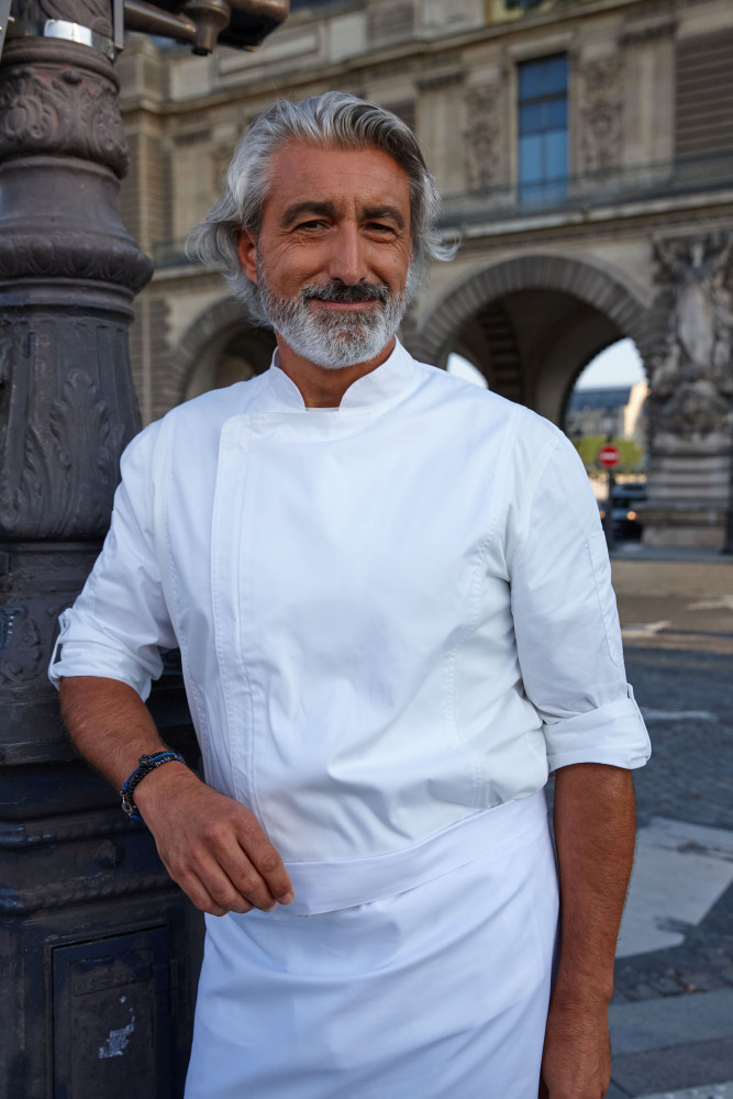 Gutenbery Man Chef Coat-Zippered # 2947M