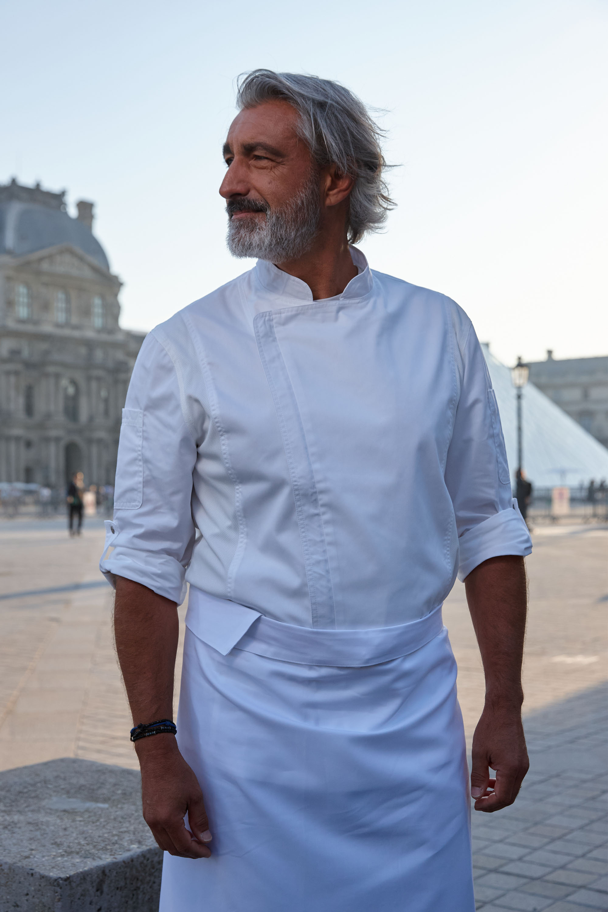 Gutenbery Man Chef Coat-Zippered # 2947M
