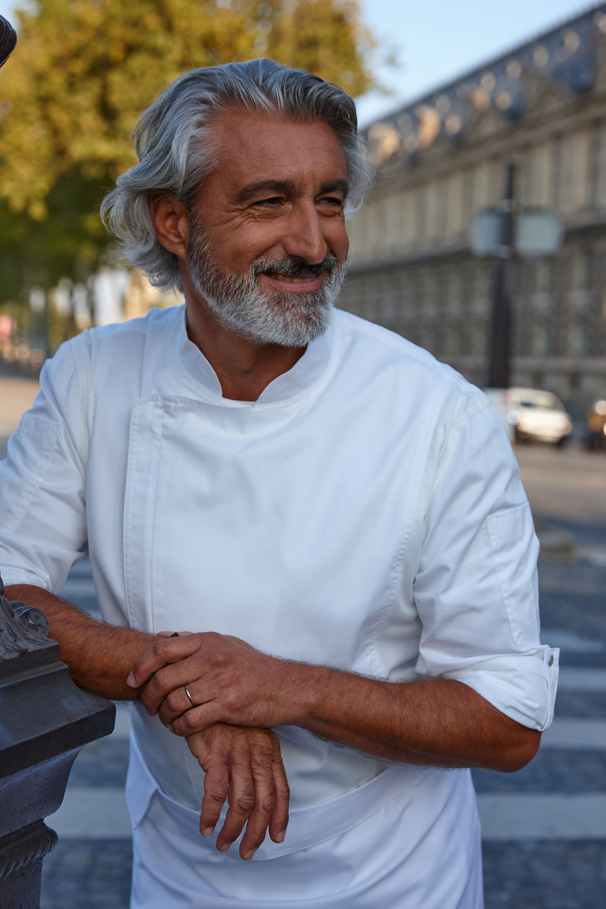 Gutenbery Man Chef Coat-Zippered # 2947M